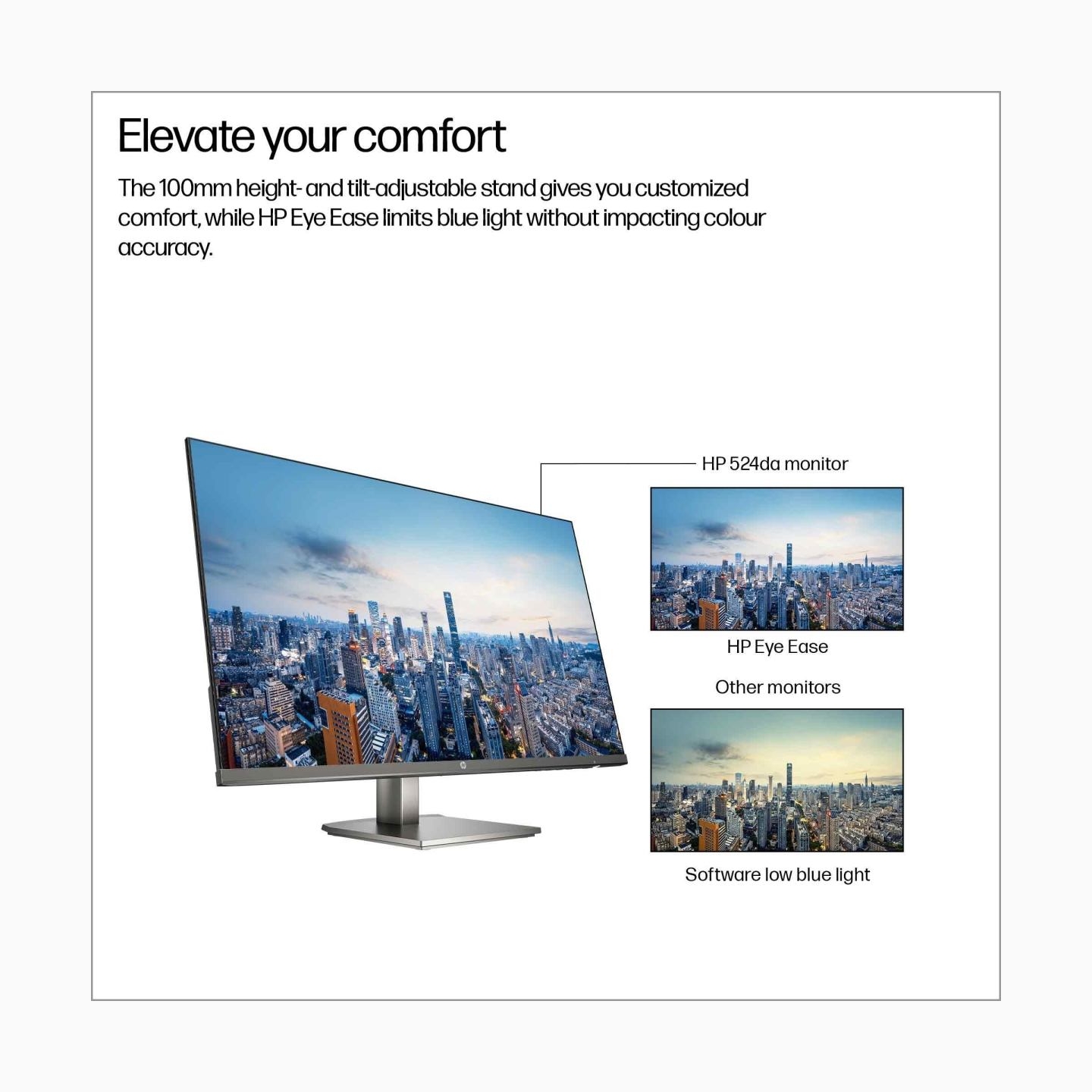 HP LCD Monitor|HP|23.8 "|1920 x 1080 pixels|Full HD|Native aspect ratio 16:9|LCD|Flat|B11W5AT