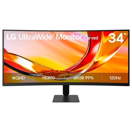 LG LCD Monitor|LG|34 "|3440 x 1440 pixels|UltraWide Quad HD|Native aspect ratio 21:9|LCD|Curved|34U601B-B