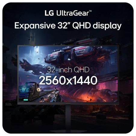 LG LCD Monitor|LG|32 "|2560 x 1440 pixels|Quad HD|Native aspect ratio 16:9|LED|Flat|32G620B-B