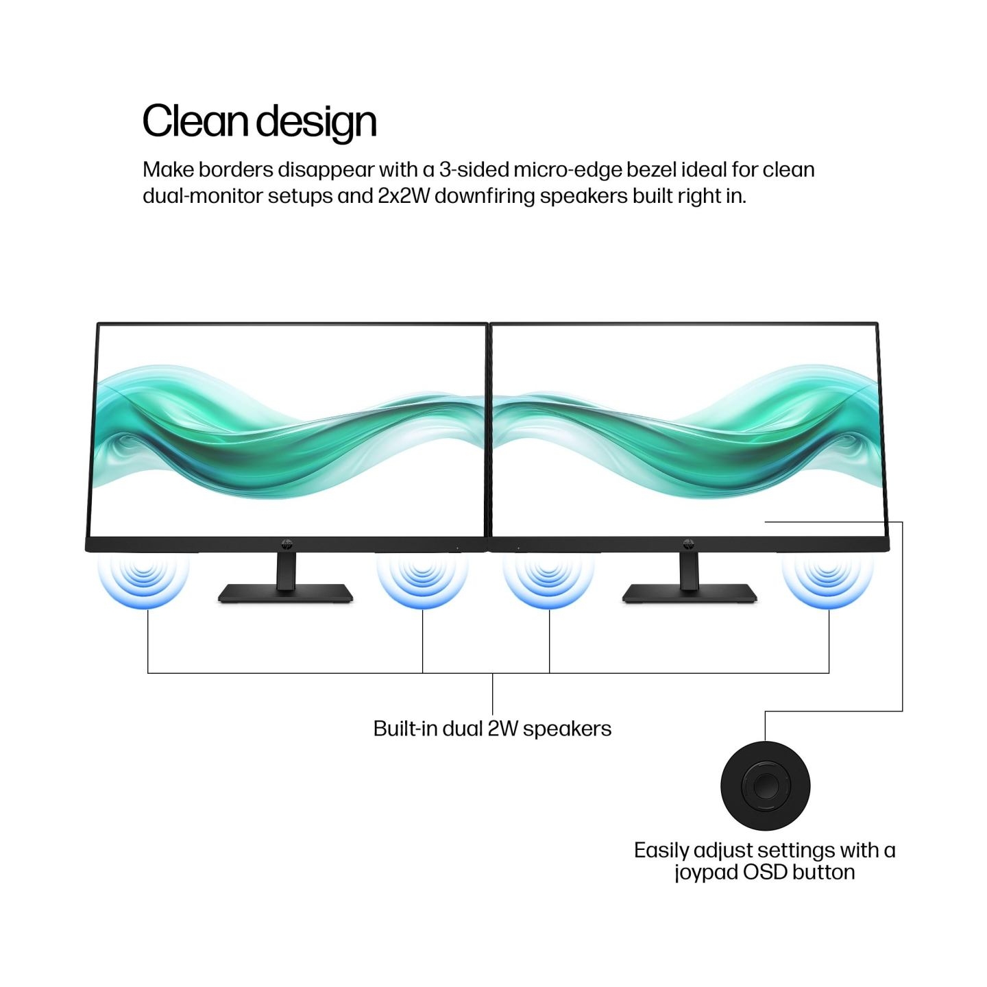 HP LCD Monitor|HP|23.8 "|1920 x 1080 pixels|Full HD|Native aspect ratio 16:9|LCD|Flat|B0BU9UT