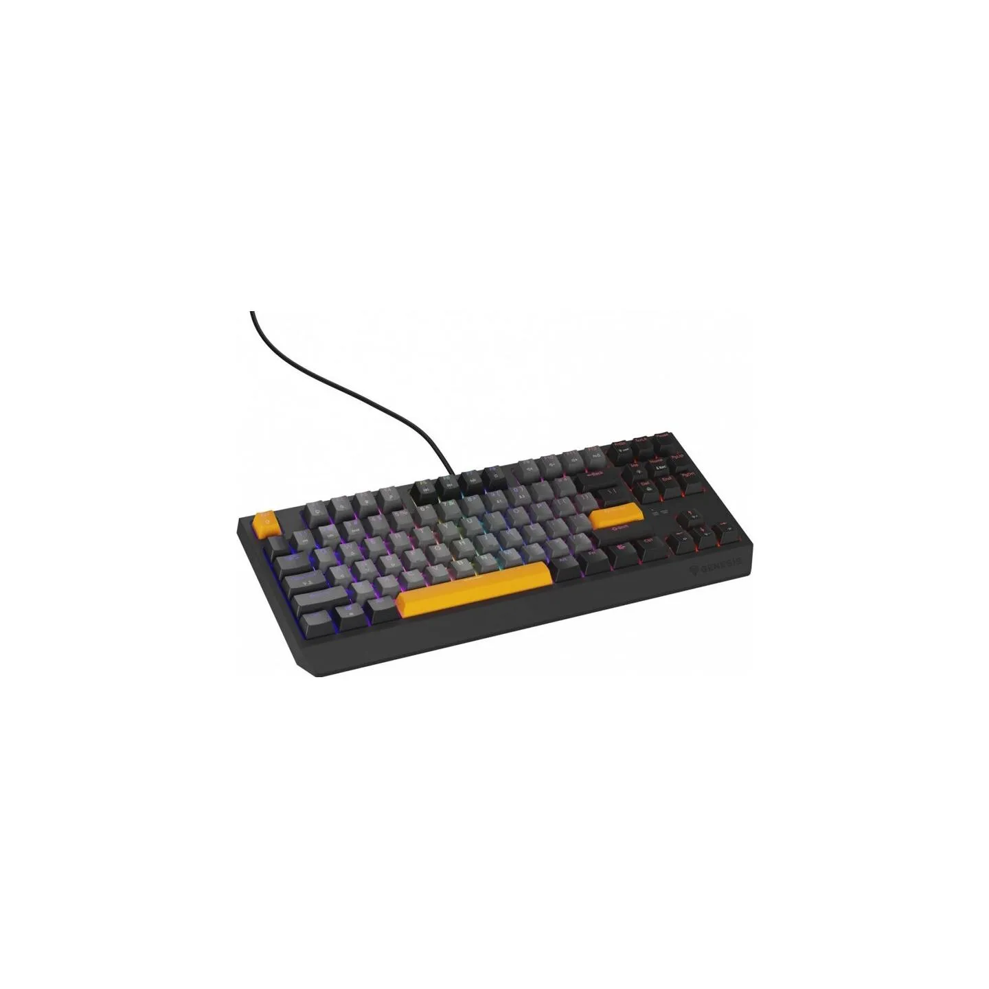 Genesis | THOR 230 | Mechanical Gaming Keyboard | Wired | US | Outemu Red | Anchor Gray Positive