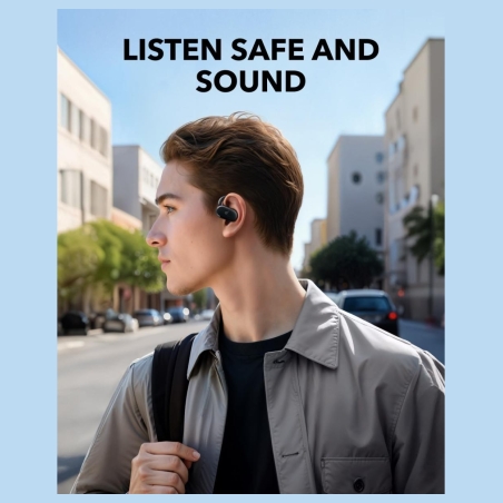 Anker Soundcore | Open-Ear Headphones | V20i | Bluetooth | Open-Ear | Microphone | Black | Wireless