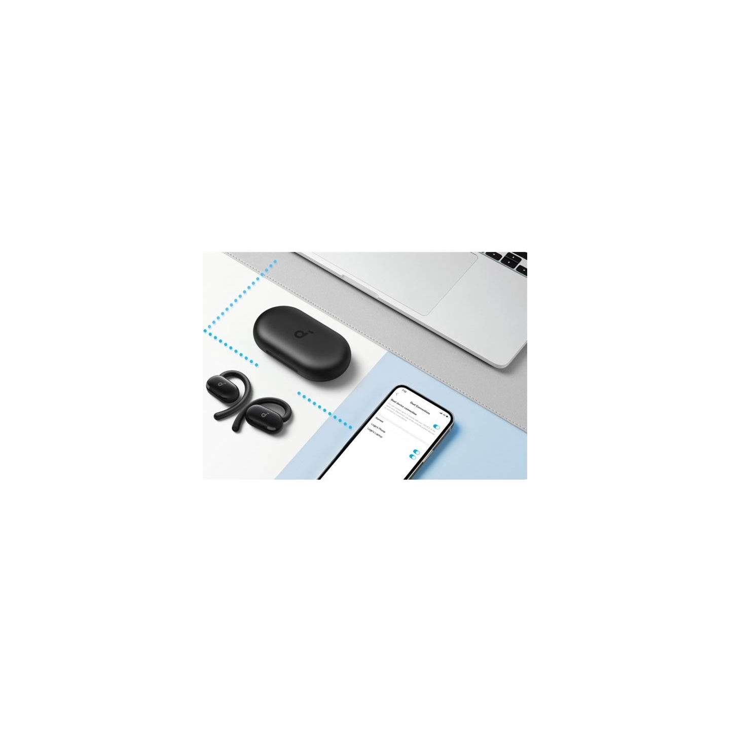 Anker Soundcore | Open-Ear Headphones | V20i | Bluetooth | Open-Ear | Microphone | Black | Wireless