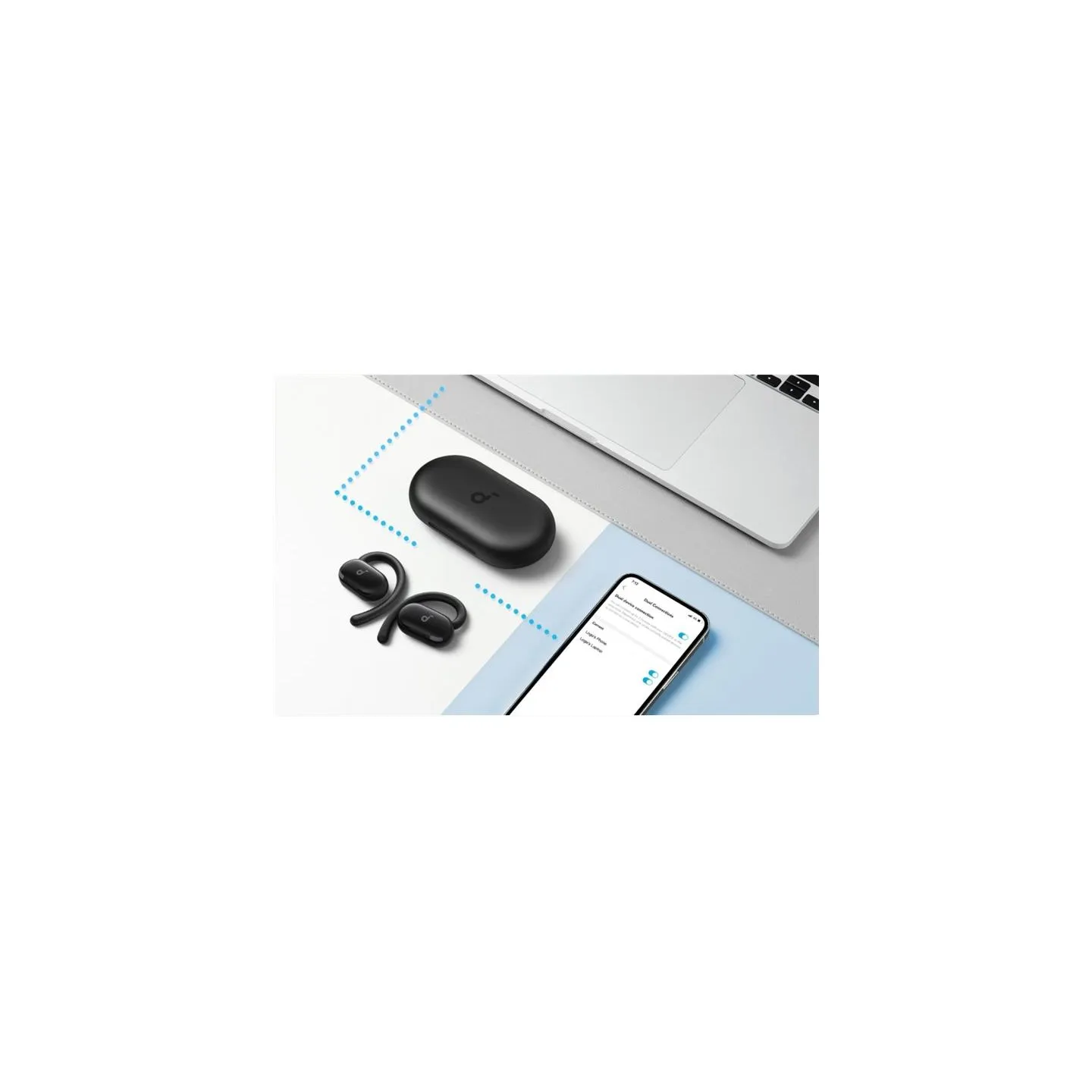 Anker Soundcore | Open-Ear Headphones | V20i | Bluetooth | Open-Ear | Microphone | Black | Wireless