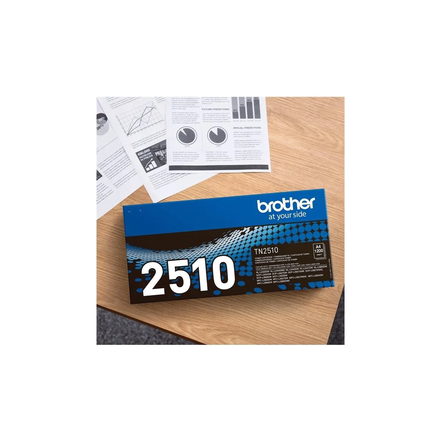 Brother Toner Cartridge | TN-2510 | Toner cartridge | Black