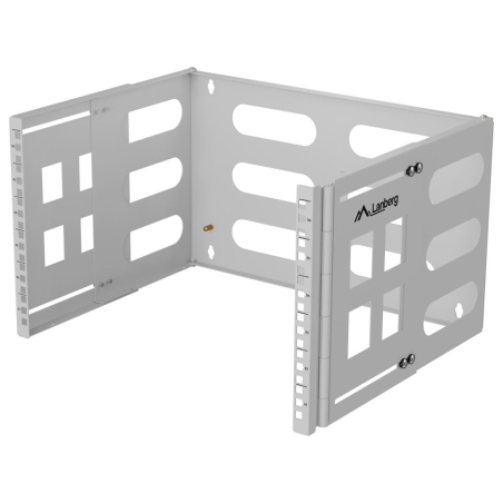 Lanberg Folding Bracket Wall-mount 19" 6U | FB01-5406-10S | Grey