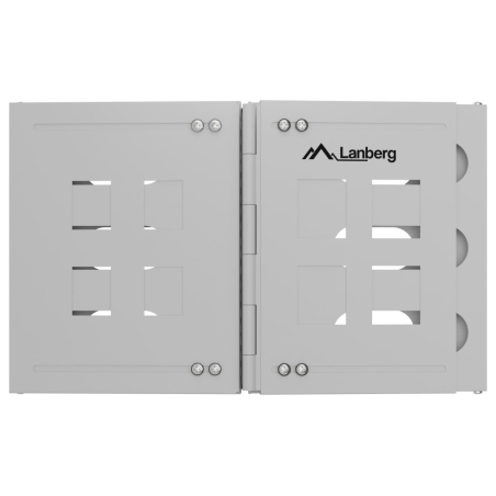 Lanberg Folding Bracket Wall-mount 19" 6U | FB01-5406-10S | Grey