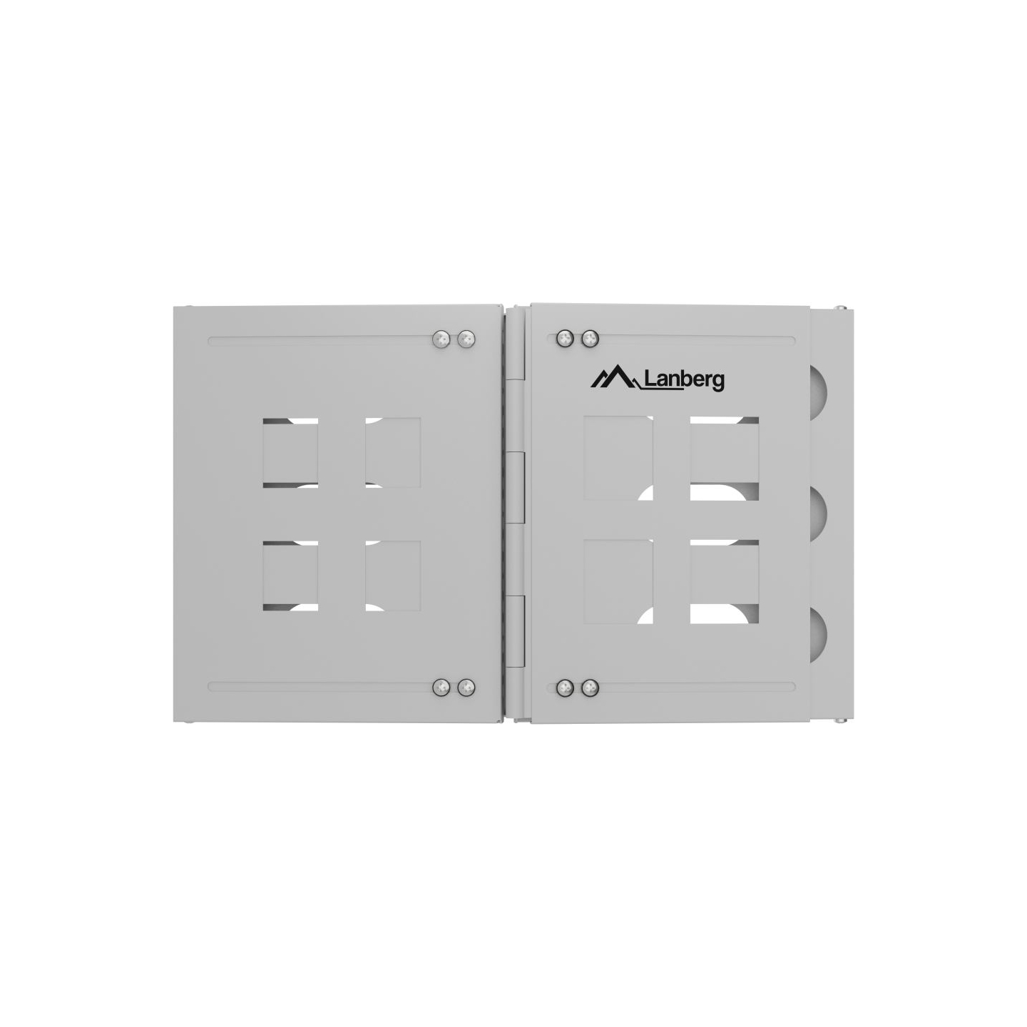 Lanberg Folding Bracket Wall-mount 19" 6U | FB01-5406-10S | Grey