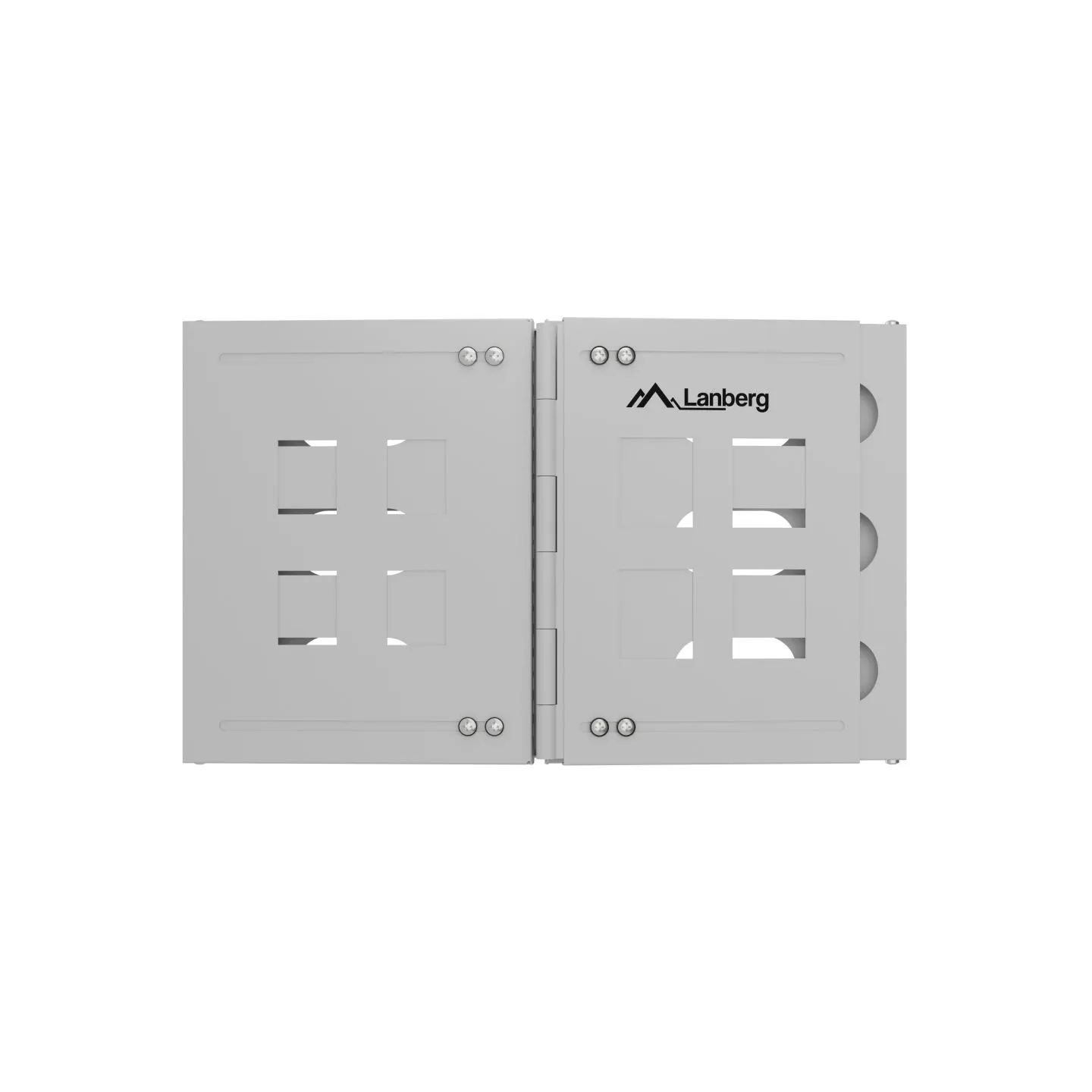 Lanberg Folding Bracket Wall-mount 19" 6U | FB01-5406-10S | Grey