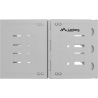 Lanberg Folding Bracket Wall-mount 19" 6U | FB01-5406-10S | Grey