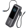 Anker Zolo Powerbank | A1695H11 | 25000 mAh | Built-In USB-C and Retractable Cable) | Grey