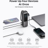 Anker Zolo Powerbank | A1695H11 | 25000 mAh | Built-In USB-C and Retractable Cable) | Grey