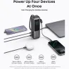 Anker Zolo Powerbank | A1695H11 | 25000 mAh | Built-In USB-C and Retractable Cable) | Grey