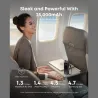 Anker Zolo Powerbank | A1695H11 | 25000 mAh | Built-In USB-C and Retractable Cable) | Grey