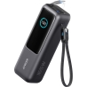 Anker Zolo Powerbank | A1695H11 | 25000 mAh | Built-In USB-C and Retractable Cable) | Grey