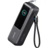 Anker Zolo Powerbank | A1695H11 | 25000 mAh | Built-In USB-C and Retractable Cable) | Grey