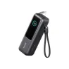 Anker Zolo Powerbank | A1695H11 | 25000 mAh | Built-In USB-C and Retractable Cable) | Grey