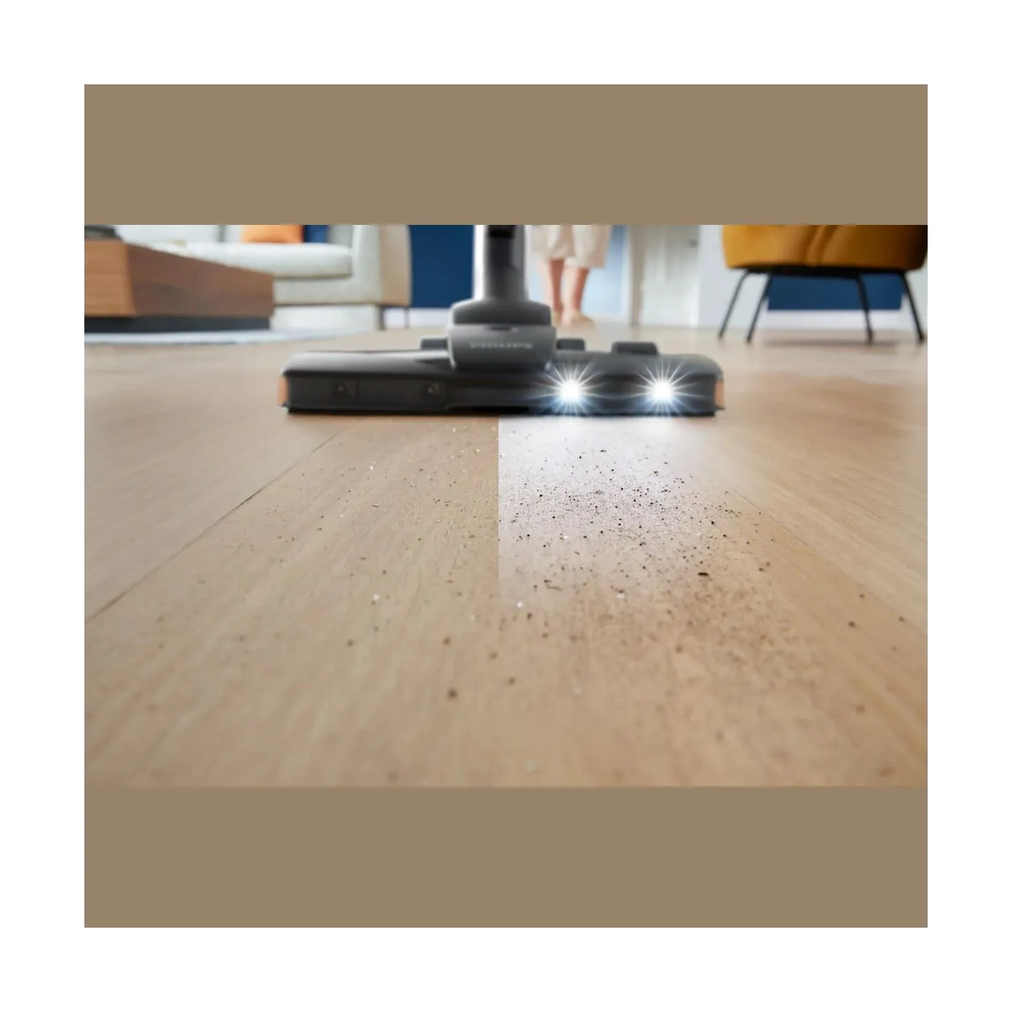 Philips Performer LED 8000 Series Bagged vacuum cleaner XD8122/10, 900W, TriActive / XD8122/10