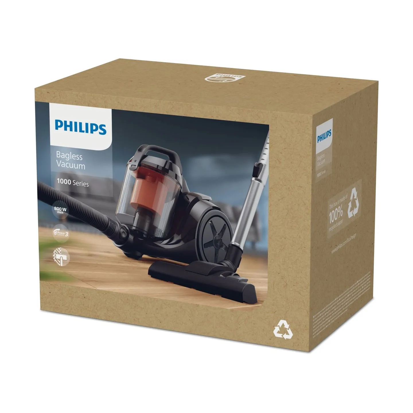 Philips 1000 Series Bagless Vacuum Cleaner XB1142/10/Damaged package / XB1142/10?/PACKAGE