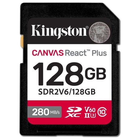 Kingston 128GB Canvas React Plus SDXC
