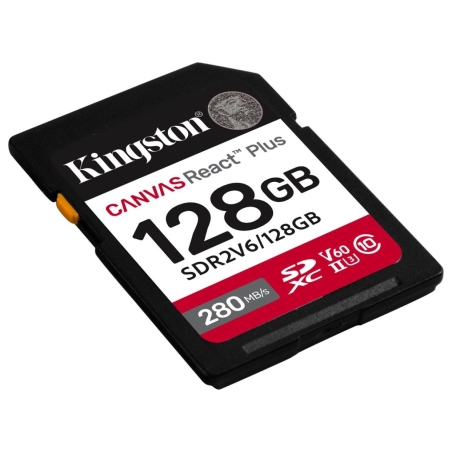 Kingston 128GB Canvas React Plus SDXC