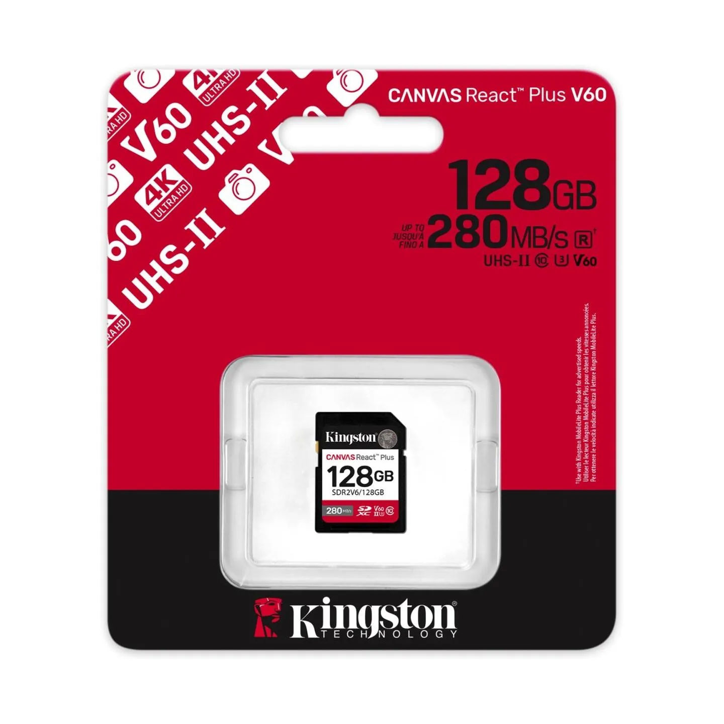 Kingston MEMORY SDXC 128GB UHS-II/SDR2V6/128GB KINGSTON