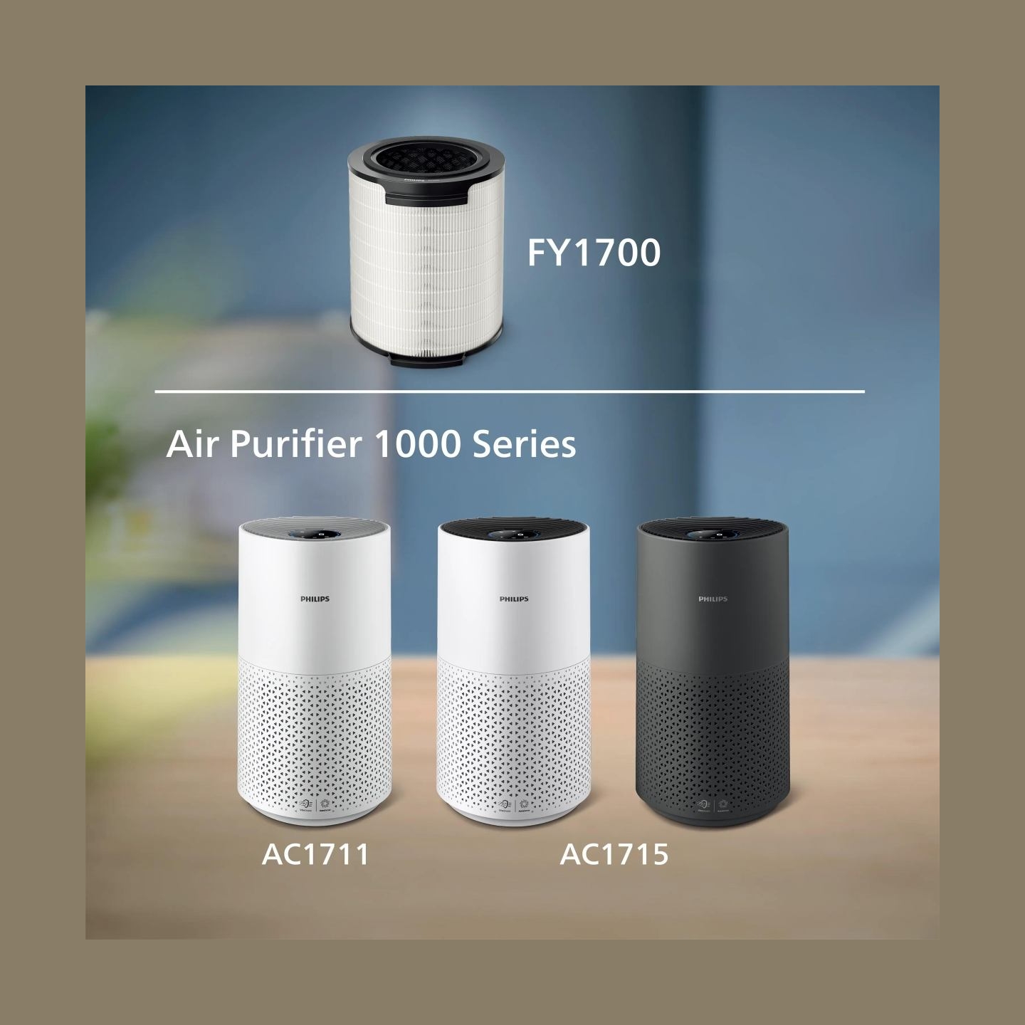 Philips FY1700/30 Genuine replacement filter Integrated 3-in-1 / FY1700/30
