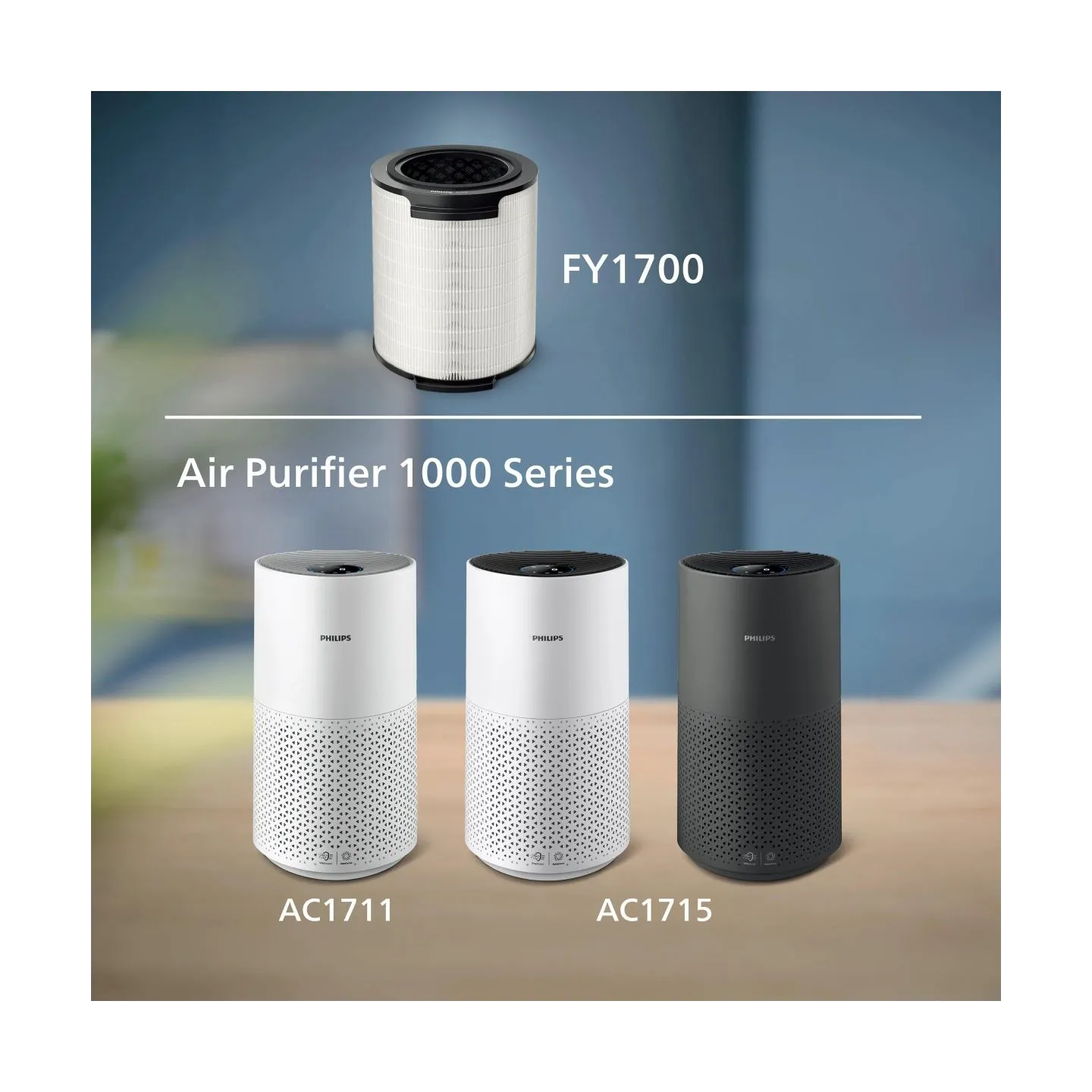 Philips FY1700/30 Genuine replacement filter Integrated 3-in-1 / FY1700/30