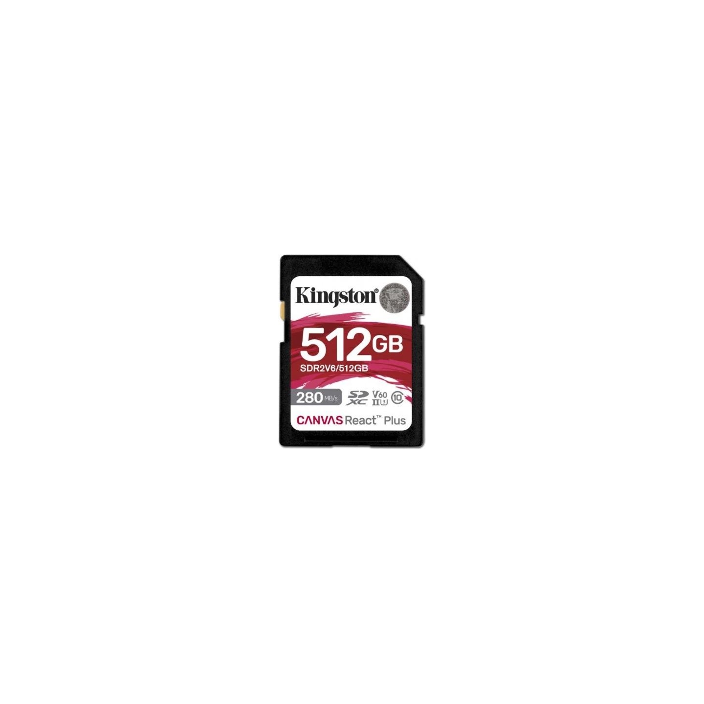 Kingston 512GB Canvas React Plus SDXC