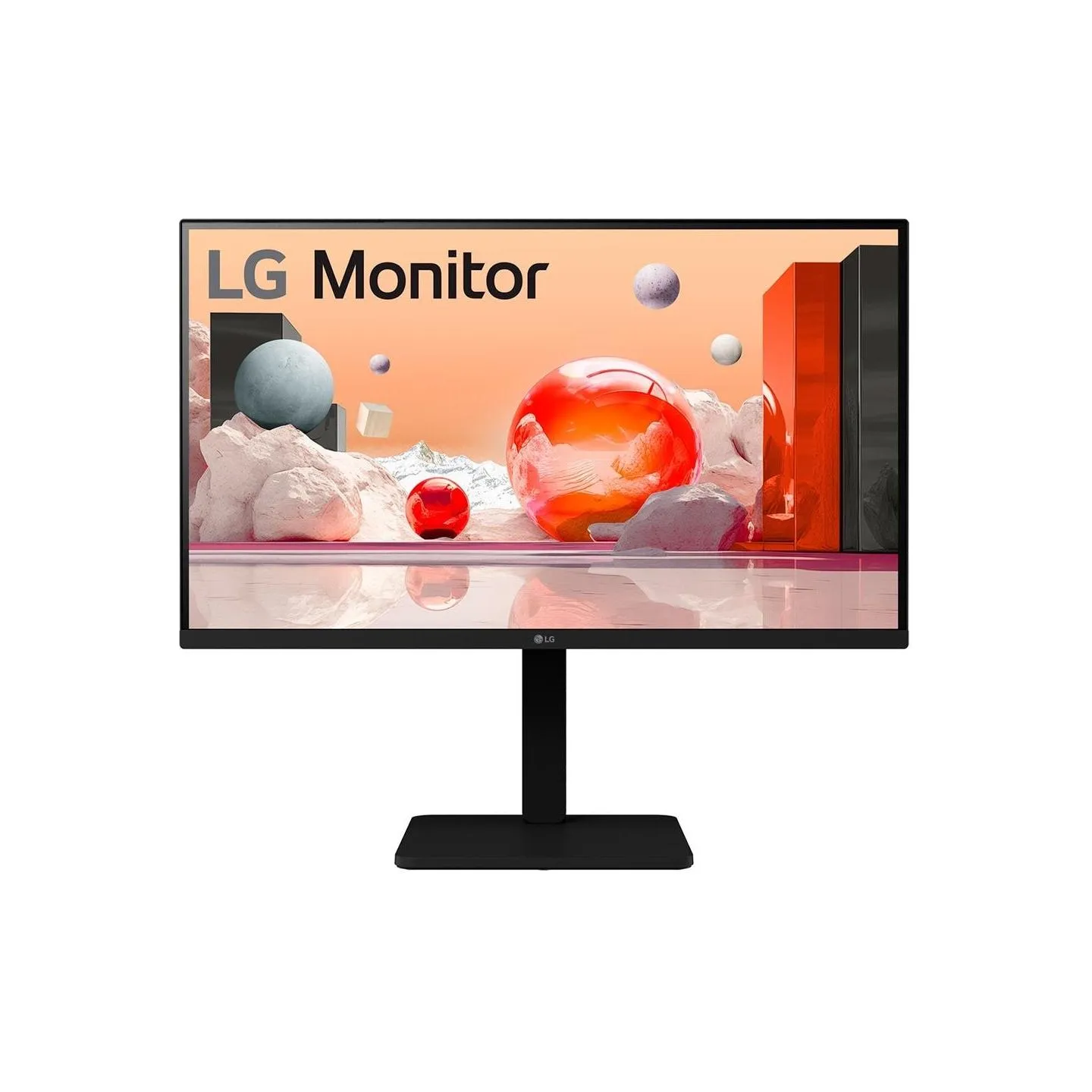 LG LCD Monitor|LG|27"|Panel IPS|1920x1080|16:9|100Hz|Matte|Speakers|Swivel|Pivot|Height adjustable|Tilt|Colour Black|27BA550-B