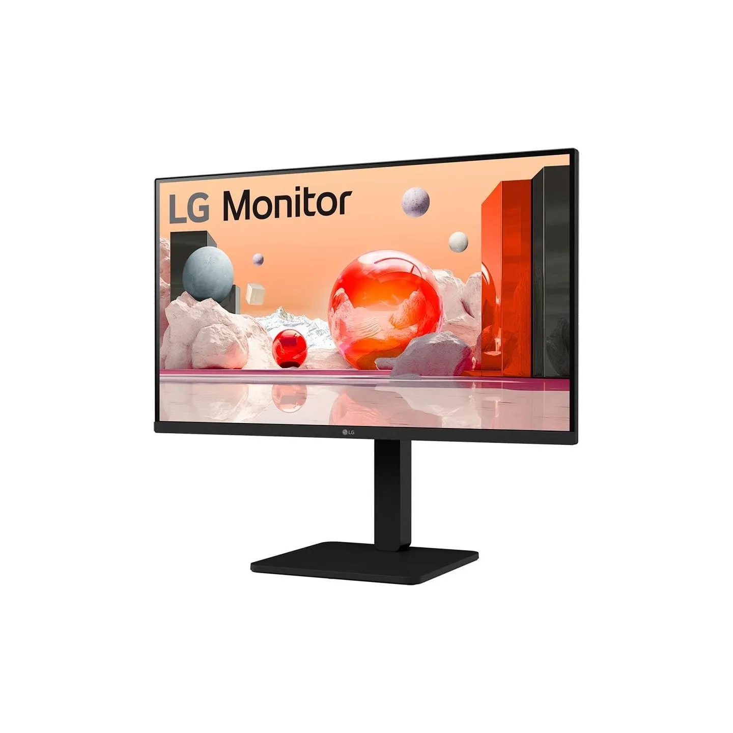 LG LCD Monitor|LG|27"|Panel IPS|1920x1080|16:9|100Hz|Matte|Speakers|Swivel|Pivot|Height adjustable|Tilt|Colour Black|27BA550-B