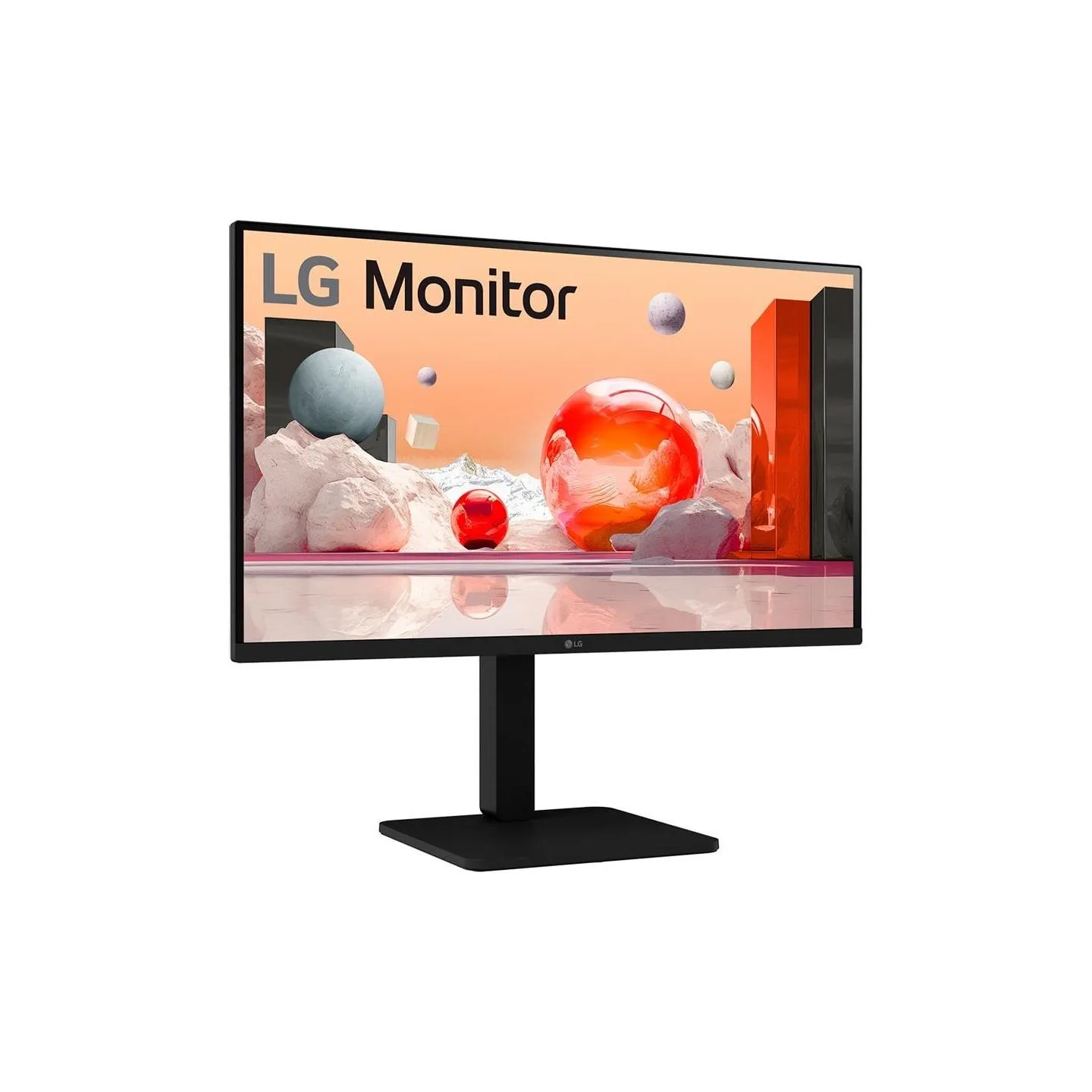 LG LCD Monitor|LG|27"|Panel IPS|1920x1080|16:9|100Hz|Matte|Speakers|Swivel|Pivot|Height adjustable|Tilt|Colour Black|27BA550-B