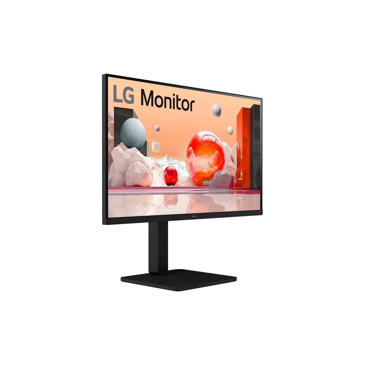 LG LCD Monitor|LG|27"|Panel IPS|1920x1080|16:9|100Hz|Matte|Speakers|Swivel|Pivot|Height adjustable|Tilt|Colour Black|27BA550-B