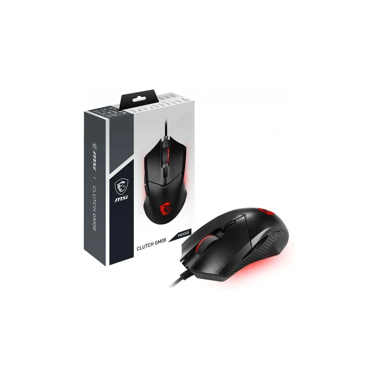 MSI MOUSE USB OPTICAL GAMING/CLUTCH GM08 MSI