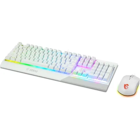 MSI KEYBOARD +MOUSE/VIGOR GK30 COMBO WHITE US MSI