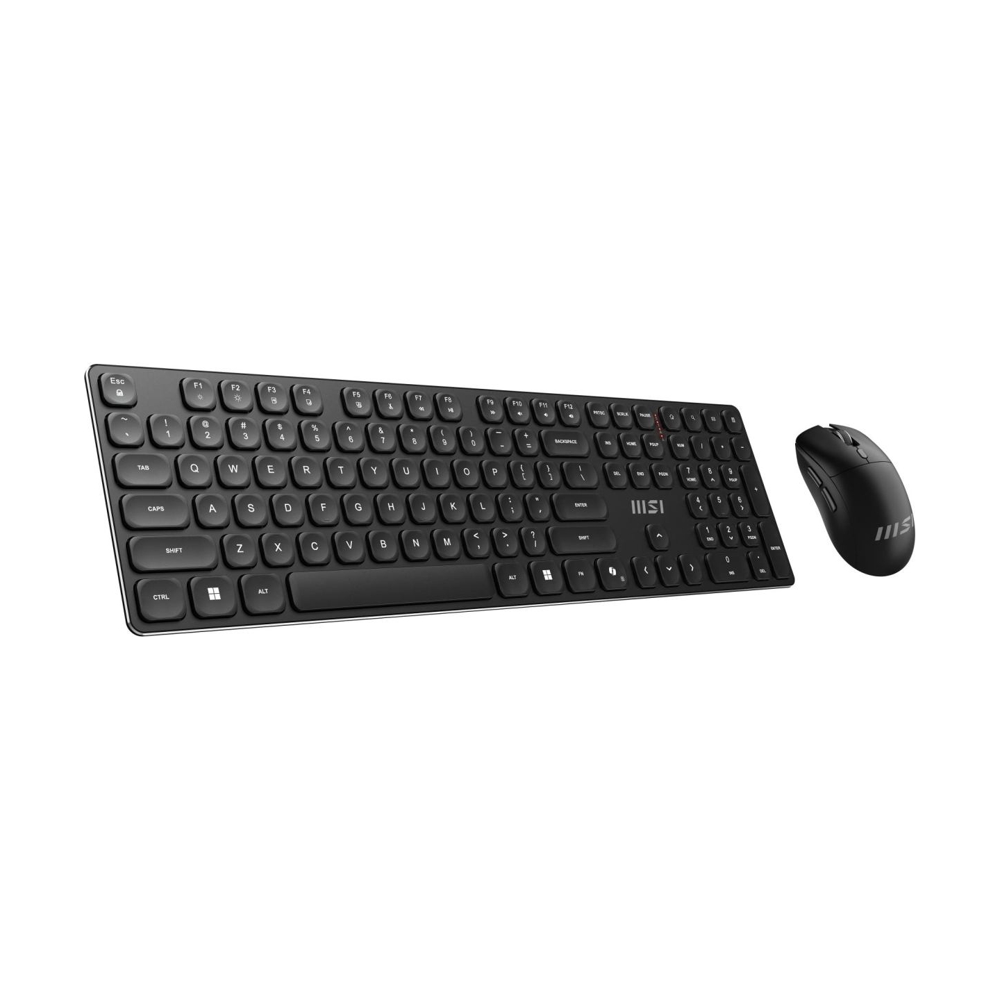 MSI | FORGE K210 | Keyboard and Mouse Set | Wireless | Mouse included | US | Scissor | Black