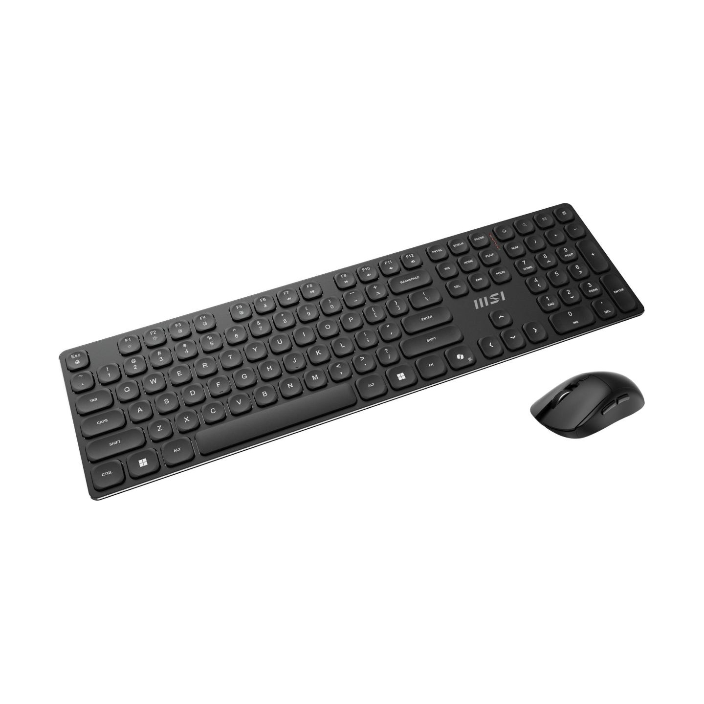 MSI | FORGE K210 | Keyboard and Mouse Set | Wireless | Mouse included | US | Scissor | Black