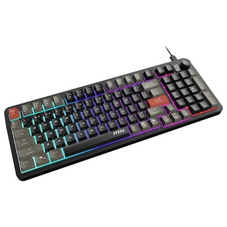 MSI FORGE GK110 US | Gaming keyboard | Wired | US | Membrane | Black