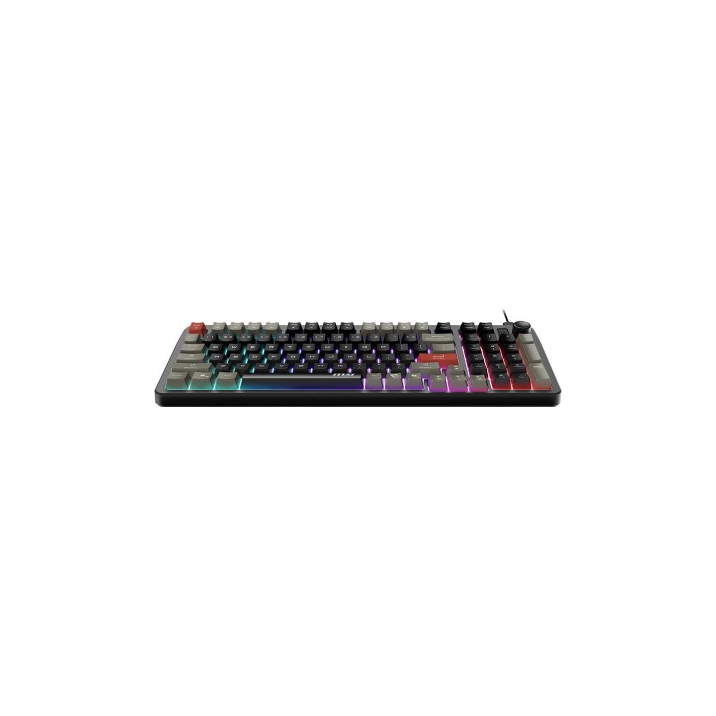 MSI FORGE GK110 US | Gaming keyboard | Wired | US | Membrane | Black