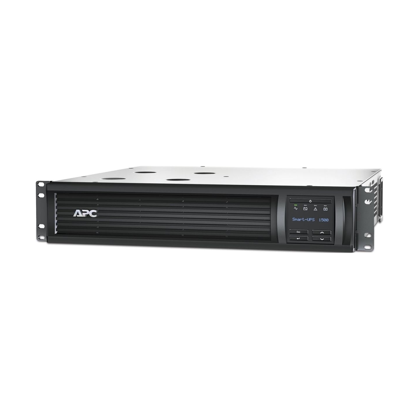 Schneider Electric APC Smart-UPS, Rackmount 2U, 230V, 4x IEC C13 sockets, Network card, AVR, LCD | SMT1500RMI2UNC | 1500 VA | 10