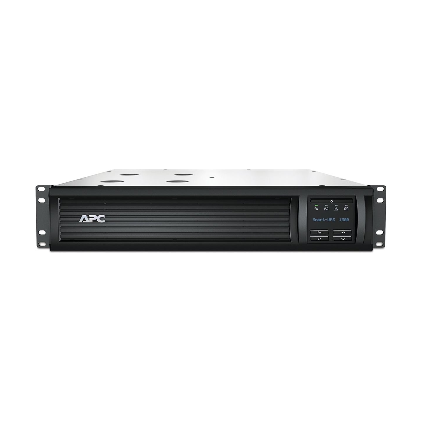 Schneider Electric APC Smart-UPS, Rackmount 2U, 230V, 4x IEC C13 sockets, Network card, AVR, LCD | SMT1500RMI2UNC | 1500 VA | 10