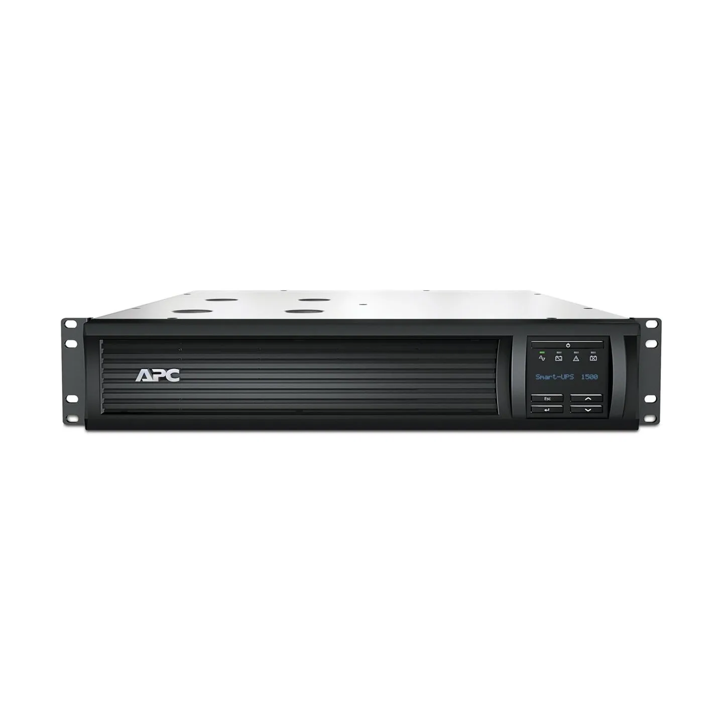 Schneider Electric APC Smart-UPS, Rackmount 2U, 230V, 4x IEC C13 sockets, Network card, AVR, LCD | SMT1500RMI2UNC | 1500 VA | 10