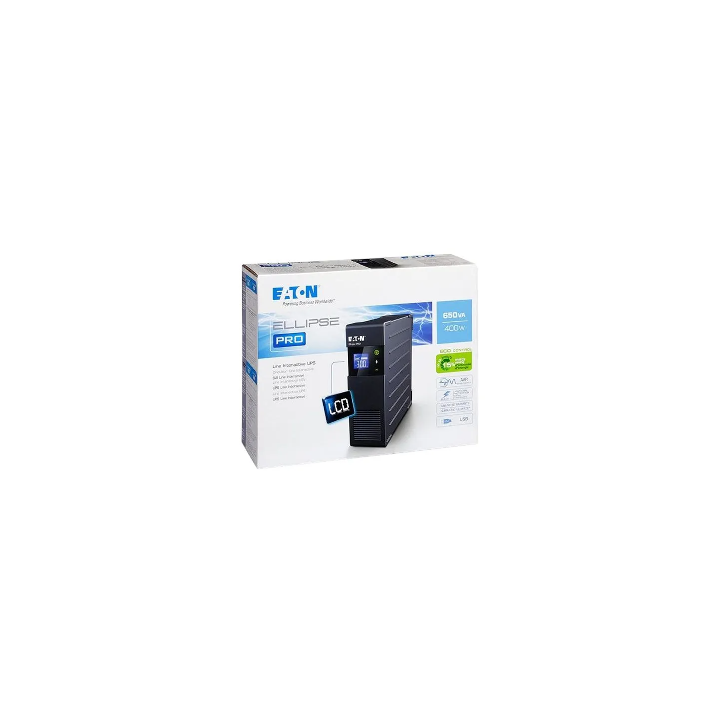 Eaton | UPS | Ellipse PRO 650 DIN | 650 VA | 400 W