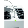 Eaton 3S Gen2 UPS DIN, 450 VA, 270 W, Input: Schuko, Outputs: (3) Schuko, (3) Schuko surge only, Tower | 3S450D