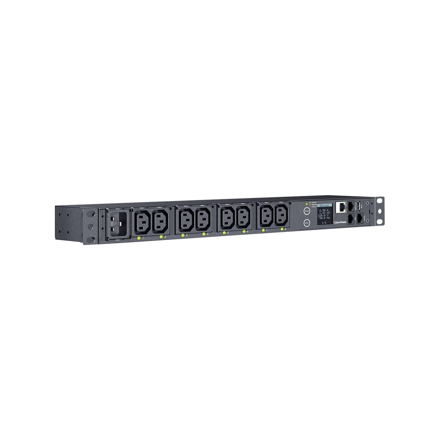 Cyberpower PDU 9 slots, 1U, RACK, C13x8