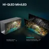 Hisense TV | 55U7SE | 55 | Smart TV | VIDAA Smart OS | UHD | Black