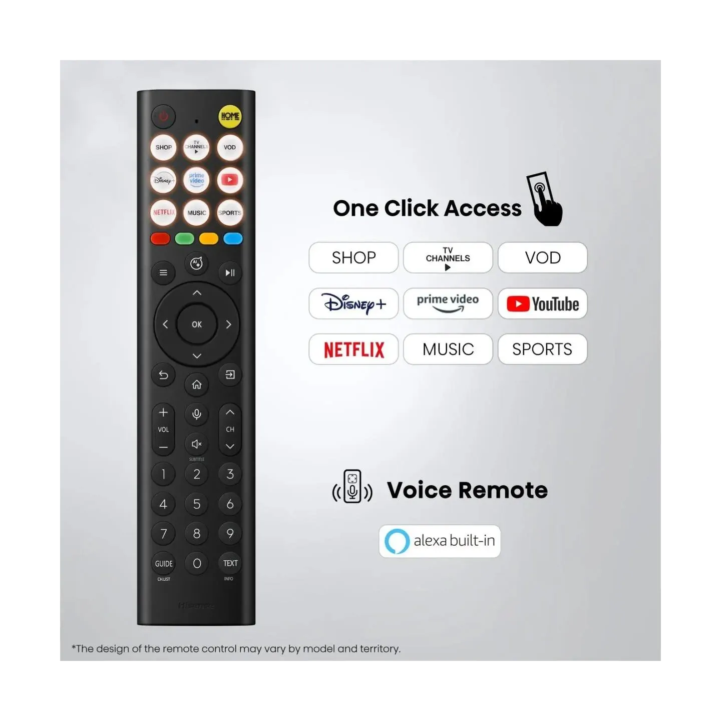 Hisense TV | 55U7SE | 55 | Smart TV | VIDAA Smart OS | UHD | Black