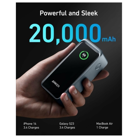 Anker Power Bank, 200 W | Prime | 20000 mAh | Black
