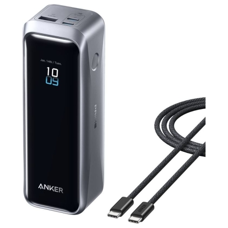 Anker Prime Power Bank 220W B2C , Black | 20000 mAh | USB-A, 2 x USB-C | Black