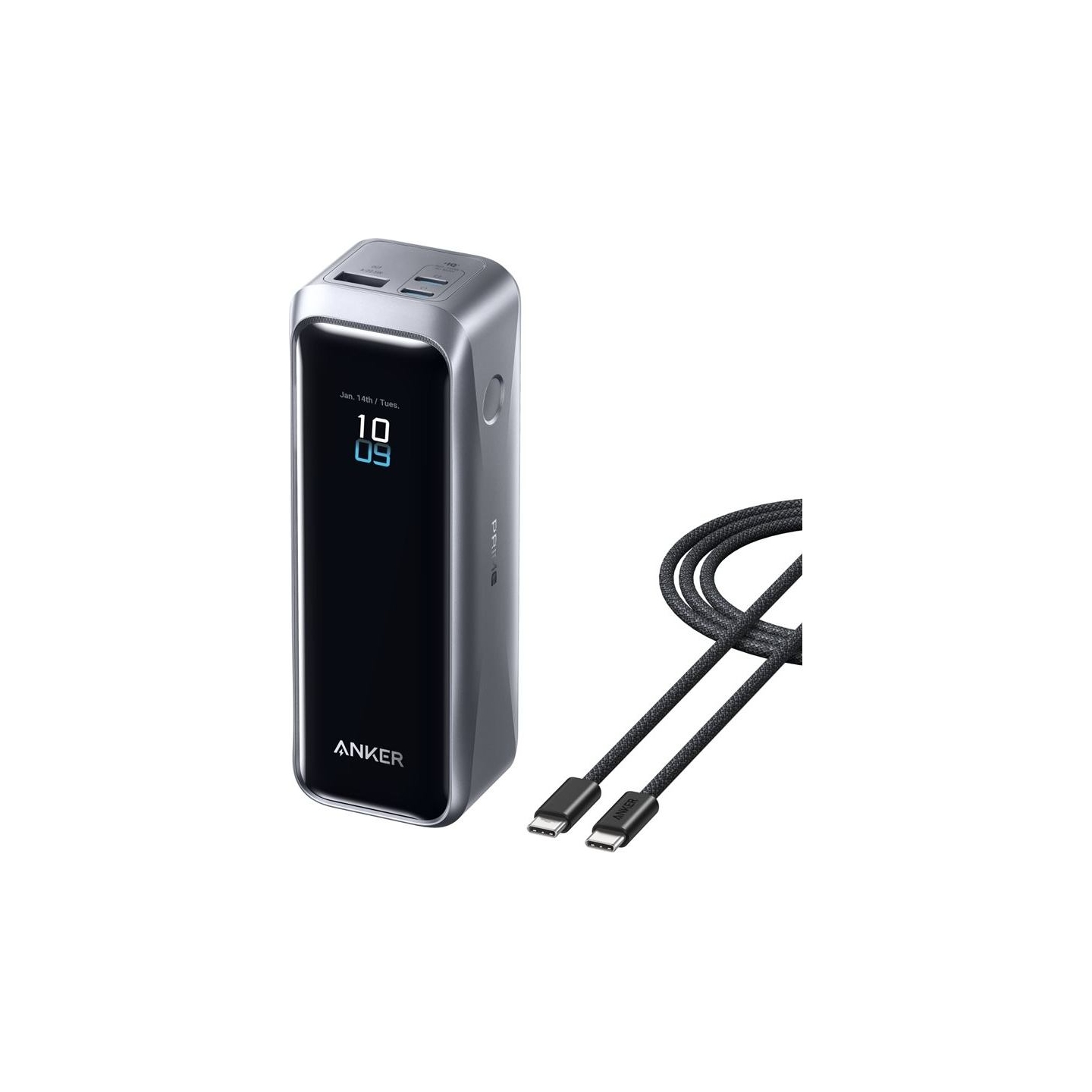 Anker Prime Power Bank 220W B2C , Black | 20000 mAh | USB-A, 2 x USB-C | Black